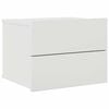 vidaXL Bedside Cabinet White 40x30x30 cm Engineered Wood