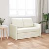 vidaXL Sofa Bed Cream 204 x 122 x 60 cm Velvet