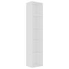 vidaXL Book Cabinet White 40x30x189 cm Engineered Wood