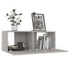 vidaXL 4 Piece TV Cabinet Set Concrete Grey Engineered Wood