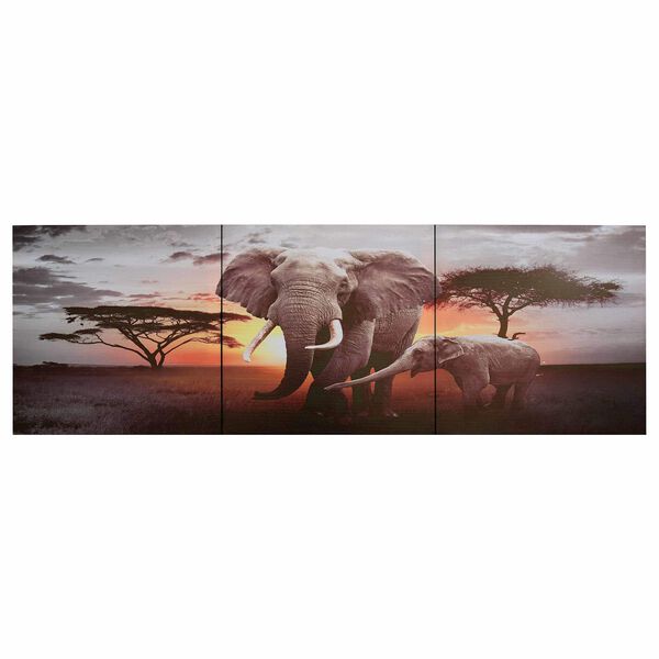vidaXL Canvas Painting Animal Print Multicolour 120 x 40 cm Canvas