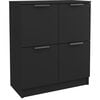 vidaXL Sideboard Black 60x30x70 cm Engineered Wood
