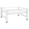 vidaXL Washing Machine Pedestal with Pull-out Shelf White