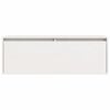 vidaXL Wall Cabinet White 100x30x35 cm Solid Wood Pine