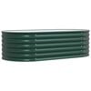 vidaXL Garden Raised Bed Green 160 x 80 x 44 cm Steel
