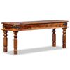 vidaXL Castle Bench Solid Acacia Wood 110x35x45 cm