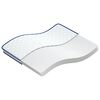 vidaXL Foam Mattress | White | Polyester fabric, memory foam, regular foam