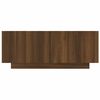 vidaXL TV Cabinet Brown Oak 100x35x40 cm Engineered Wood