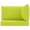 vidaXL Pallet Cushions 3 pcs Bright Green Oxford Fabric