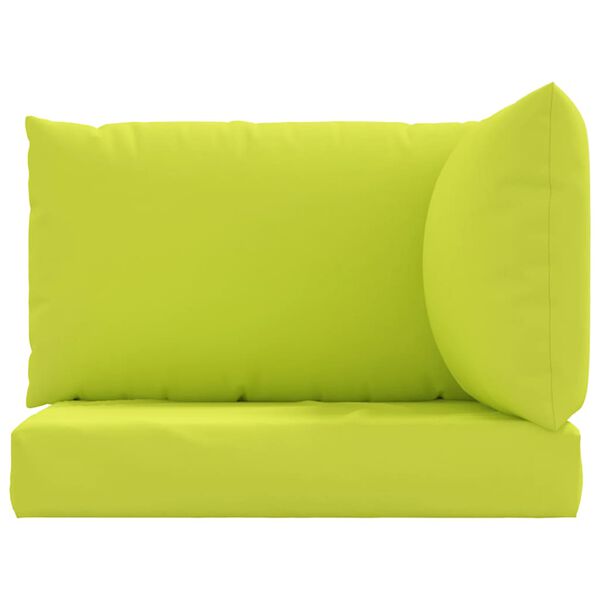 vidaXL Pallet Cushions 3 pcs Bright Green Oxford Fabric