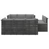 vidaXL 9 Piece Garden Pallet Lounge Set with Cushions Solid Pinewood
