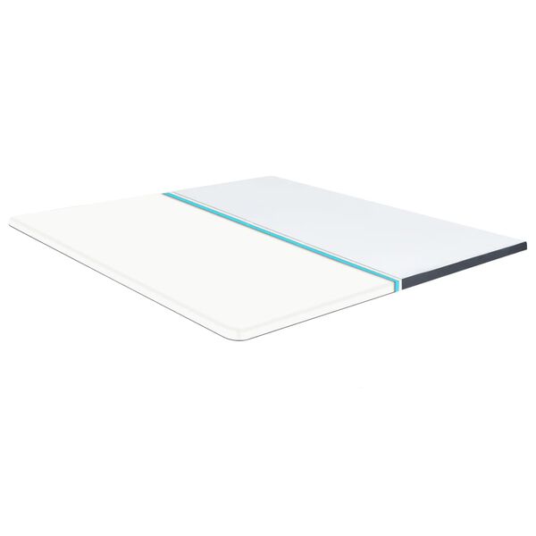 vidaXL Box Spring Bed Mattress Topper 200x160x5 cm Mdeium Soft