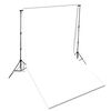 vidaXL Backdrop Cotton without Stand White 600x300 cm