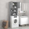 vidaXL Washing Machine Cabinet Grey Sonoma 64x25.5x190 cm