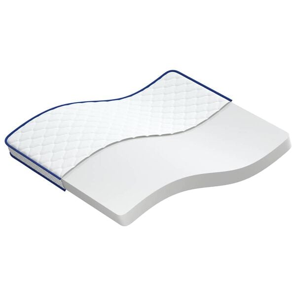 vidaXL Mattress White 200 x 180 x 17 cm PU Foam