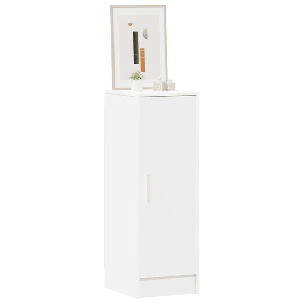 vidaXL Shoe Cabinet White 32x35x92 cm Engineered Wood