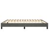 vidaXL Bed Frame without Mattress Dark Grey 180x200 cm Super King Velvet