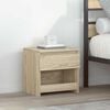vidaXL Bedside Cabinet Sonoma Oak 40x30x39 cm Engineered Wood
