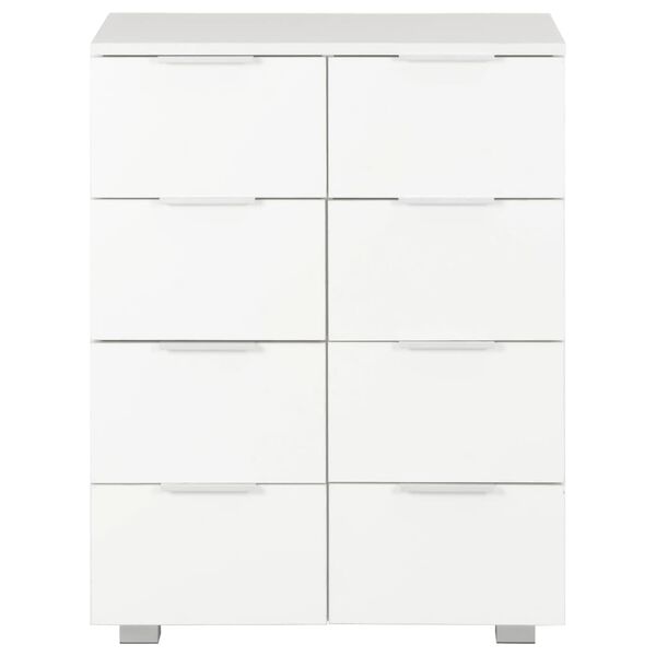 vidaXL Sideboard High Gloss White 60x35x80 cm Engineered Wood