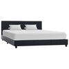 vidaXL Bed Frame without Mattress Black Faux Leather 120x200 cm