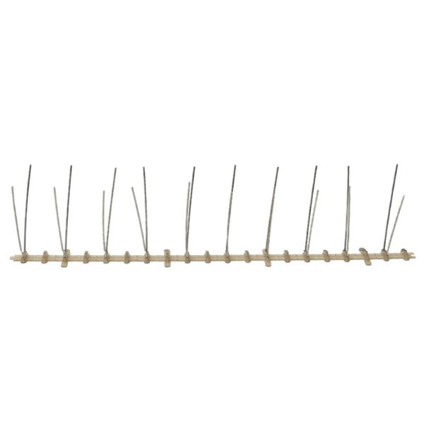 vidaXL 2-row Plastic Bird & Pigeon Spikes Set of 20 10 m