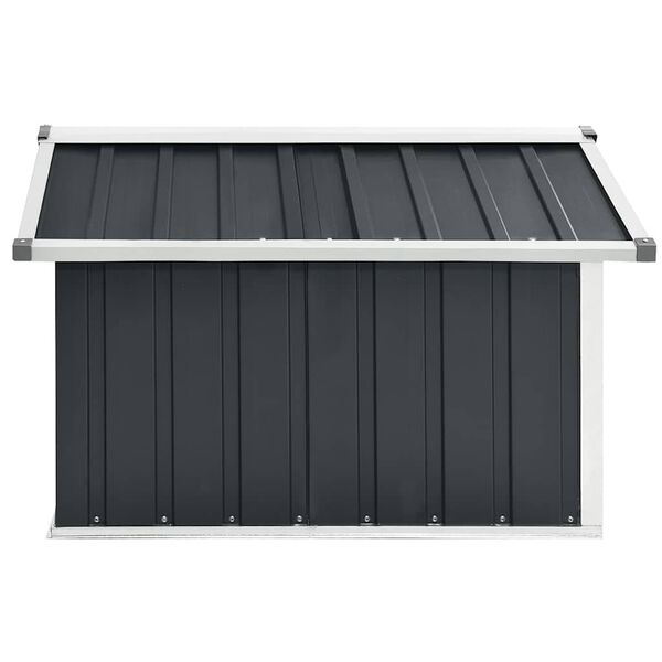vidaXL Garden Robot Lawnmower Shed 92x97x63 cm Galvanised Steel Anthracite