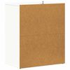 vidaXL Shoe Cabinet White 60x35x70 cm Engineered Wood
