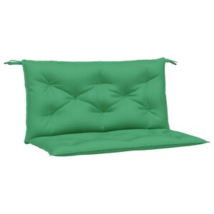 vidaXL Garden Bench Cushions 2pcs Green 100x50x7 cm Oxford Fabric