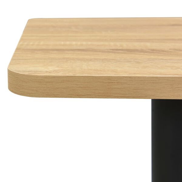 vidaXL Bistro Table Oak Colour 50x50x107 cm
