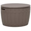 vidaXL 3-in-1 Garden Storage Box Light Brown Polypropylene