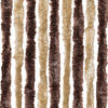 vidaXL Insect Curtain Beige and Light Brown 100x220 cm Chenille