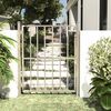 vidaXL Garden Gate 100x120 cm Stainless Steel