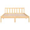 vidaXL Bed Frame without Mattress Solid Wood 120x200 cm