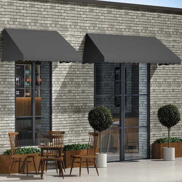 vidaXL Awning Grey 300 cm Fabric