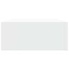 vidaXL Wall-mounted Drawer Shelves 2 pcs White 40x23.5x10 cm MDF