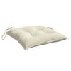 vidaXL Chair Cushions 4 pcs Cream White 50x50x7 cm Oxford Fabric