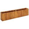 vidaXL Raised Bed | Natural wood colour | Solid acacia wood | Large | Planters