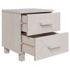 vidaXL Bedside Cabinets HAMAR 2 pcs White 40x35x44.5 cm Solid Wood