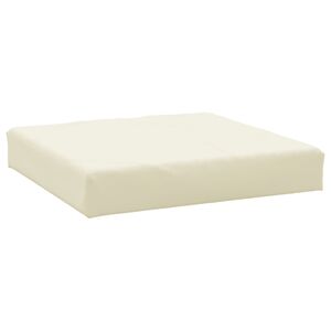 vidaXL Pallet Cushion | Cream | Oxford fabric (100% polyester), Foam fibre