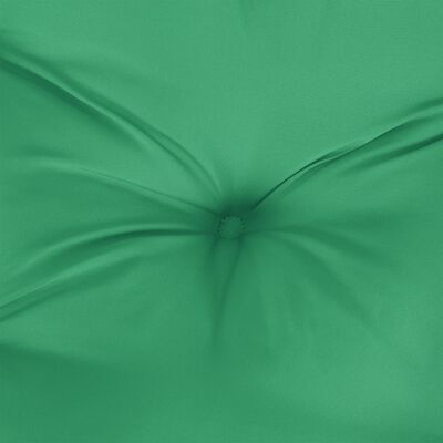 vidaXL Pallet Cushion Green 50x50x12 cm Fabric