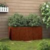 vidaXL Planter 62x30x29 cm Corten Steel