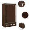 vidaXL Wardrobe Brown 87x49x159 cm Fabric