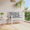vidaXL Garden Bench Cushion Grey 100x(50+50)x7cm Oxford Fabric