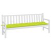 vidaXL Garden Bench Cushion Bright Green 200x50x7 cm Oxford Fabric
