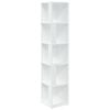 vidaXL Corner Cabinet White 33x33x164.5 cm Engineered Wood