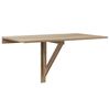 vidaXL Folding Wall Table Oak 100x60 cm