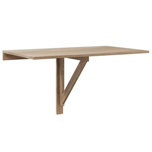 vidaXL Folding Table | Oak | Engineered wood | Compact | Foldable