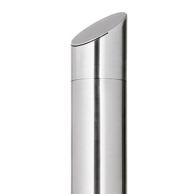 vidaXL Garden Shower with Grey Base 225 cm Stainless Steel