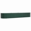 vidaXL Raised Bed Green 320 x 80 x 44 cm Steel