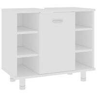 vidaXL Bathroom Cabinet White 60x32x53.5 cm Engineered Wood